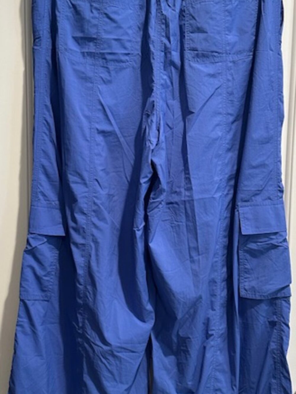 NWOT Anthropologie Daily Practice Cargo Pants Blue size- EXTRA LARGE - Picture 8 of 8
